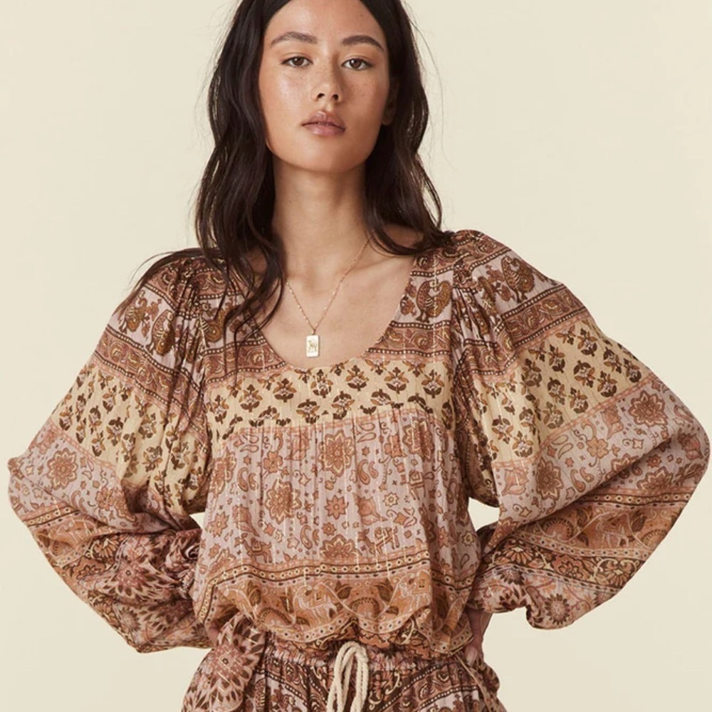 Spell LOVERS BEACH BLOUSE